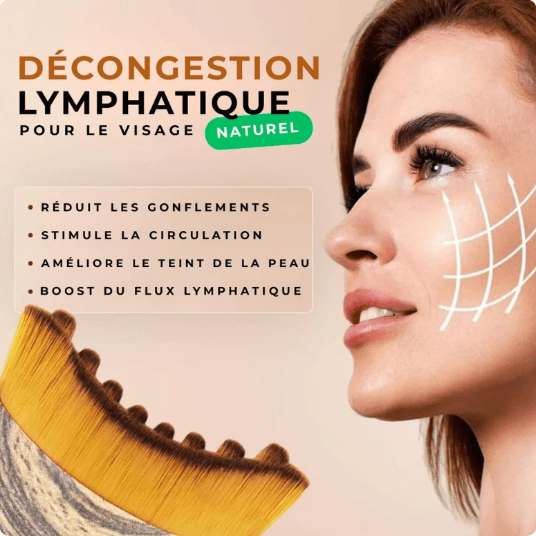 Bénéfices de la brosse drainage lymphatique Sorya Skin